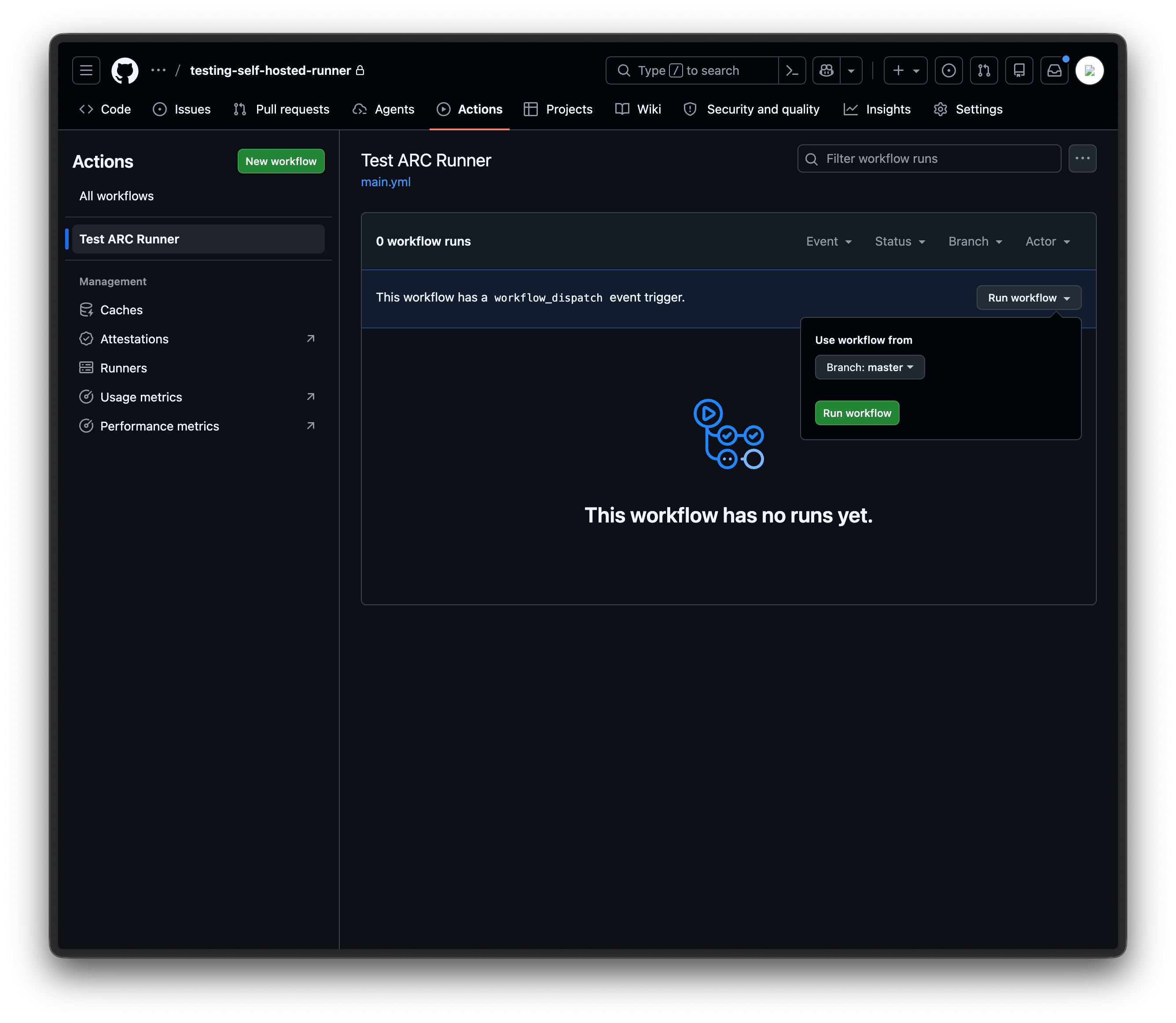Trigger the Workflow Manually