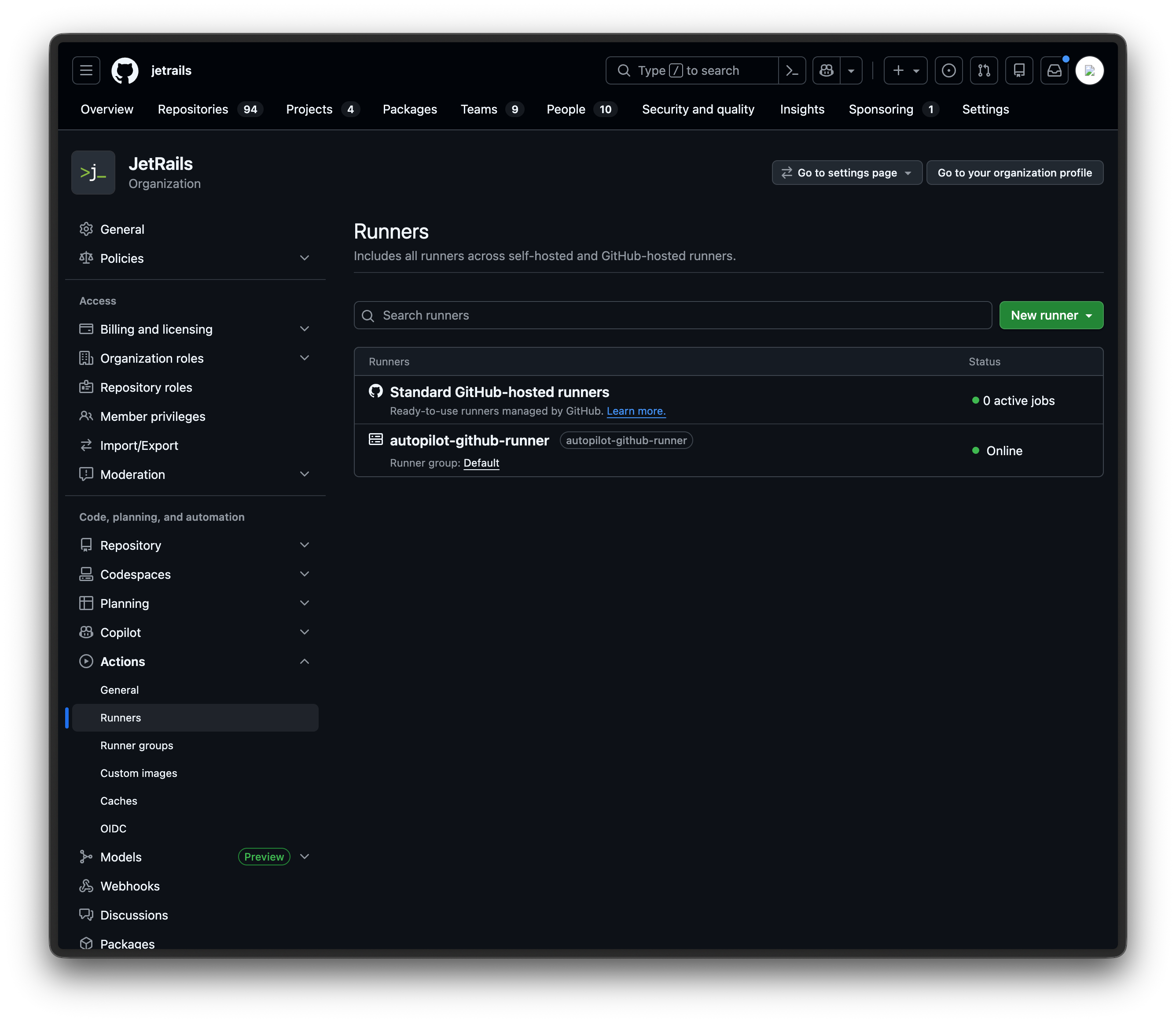 Verify Runner is Registered in GitHub